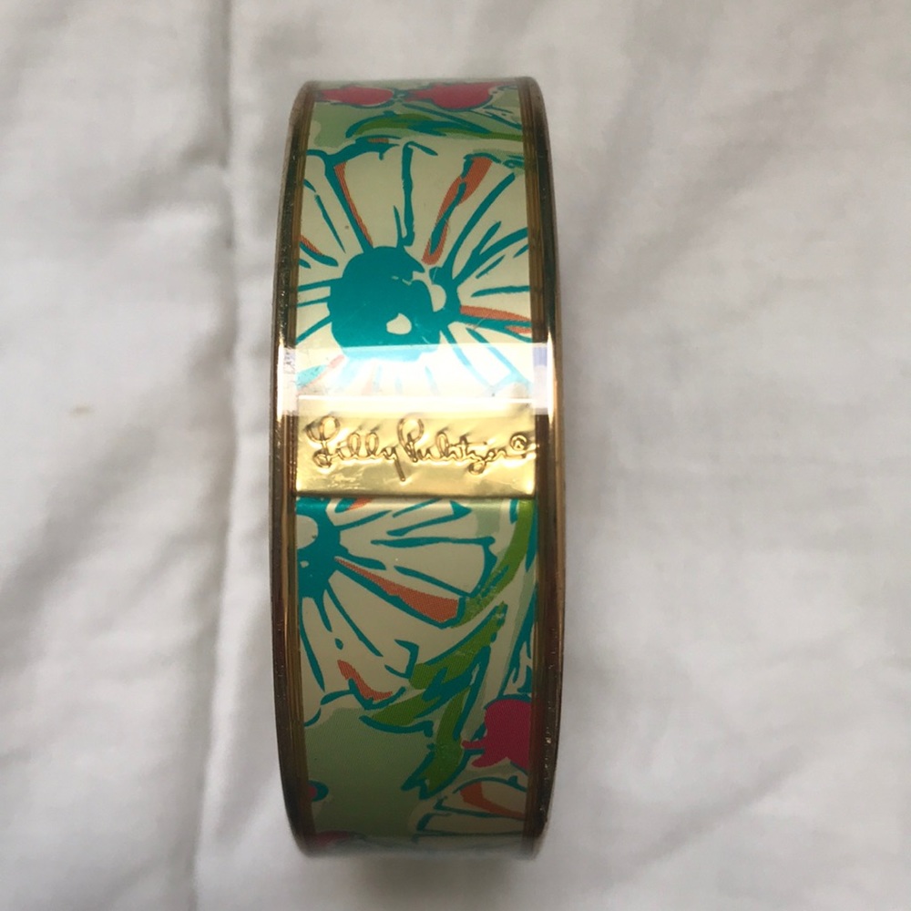 Lilly Pulitzer bangle bracelet with floral design - Picture 3 of 8